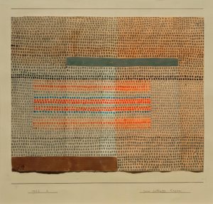 Twee benadrukte lagen door Paul Klee